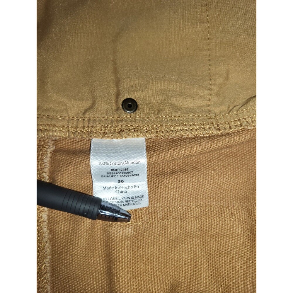 No Boundaries Men's Brown Duck Canvas Double Knee Carpenter Pants 36x31... - Picture 5 of 6